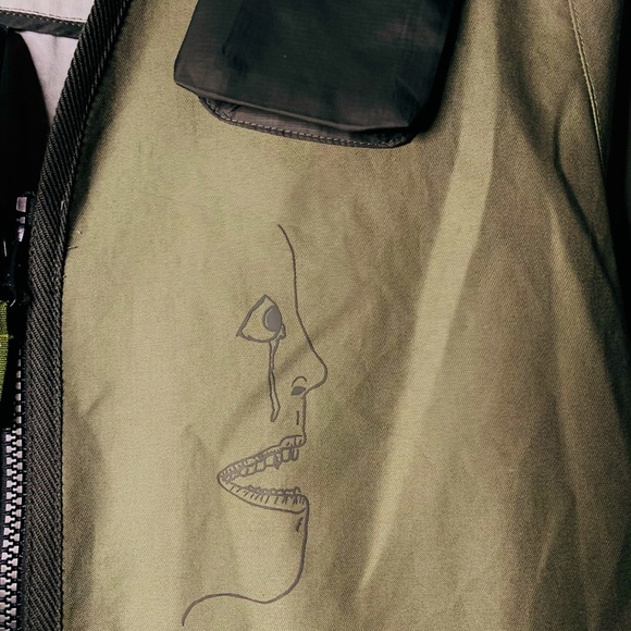 Adidas x F*cking Awesome Fishing Jacket Men`s Large Legacy Green FT7946 NWT - Picture 5 of 7